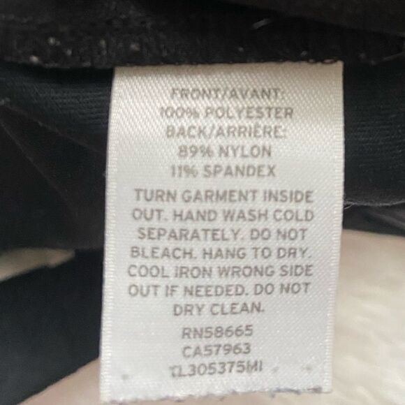 Leith Faux Leather Front Leggings Pants Pull On Elastic Waist Womens Size Small - Picture 6 of 7